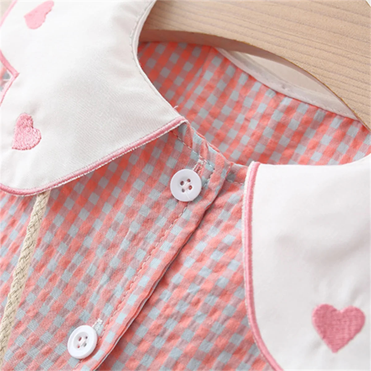 Vestido Infantil de Algodão com Bolsinha - Verão Encantador - Estrela Kids