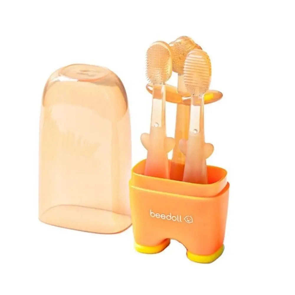Escova de Dentes Infantil de Silicone - Conforto e Cuidado - Estrela Kids