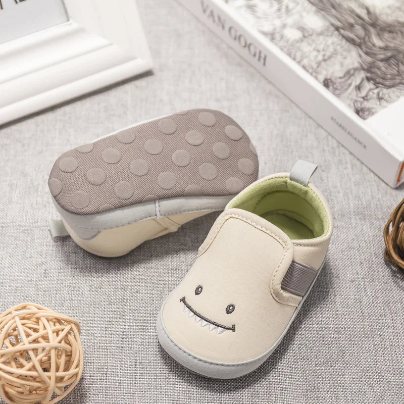 Mocassins Antiderrapantes de Urso para Bebês - Estrela Kids