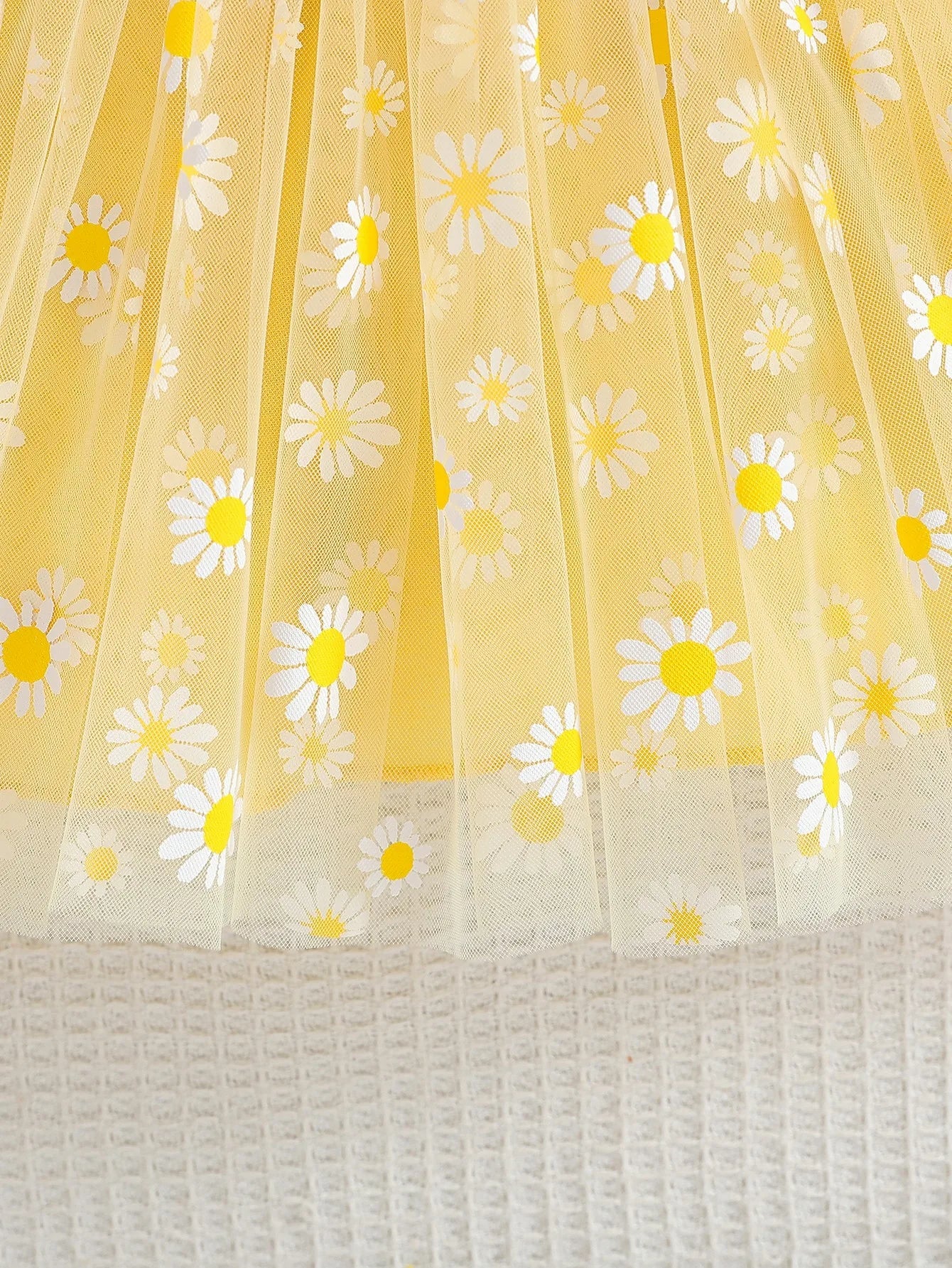 Vestido Infantil Princesa Florido com Mangas Voadoras - Estrela Kids