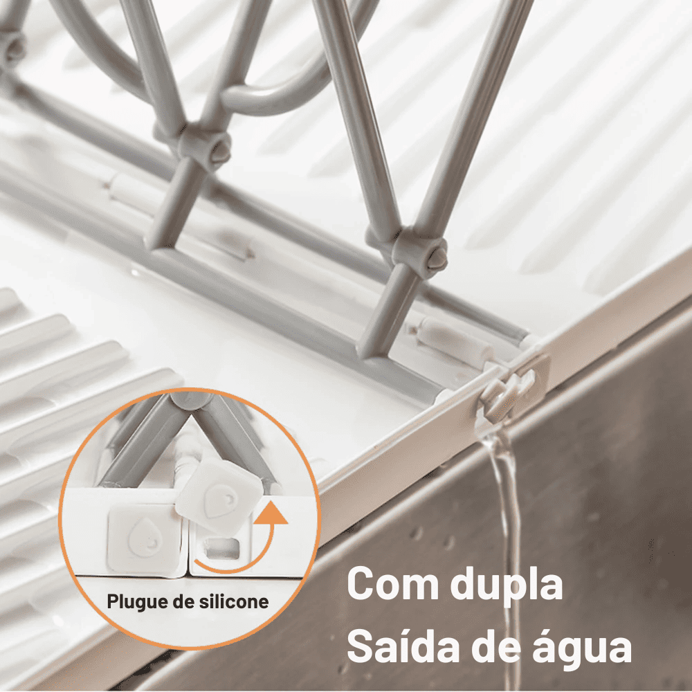 Escorredor de Mamadeira Portátil - Estrela Kids