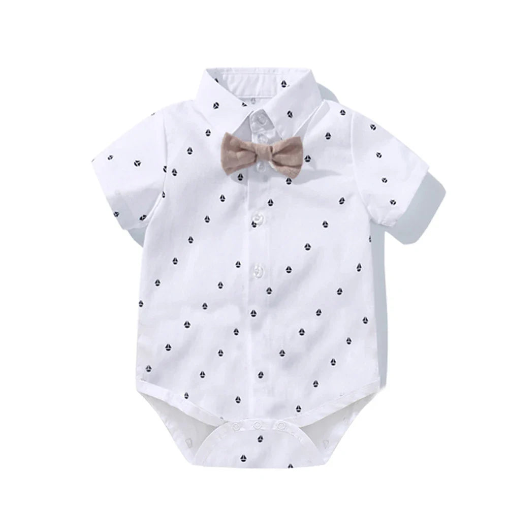 Conjunto Infantil Masculino: Macacão e Acessórios - Estrela Kids