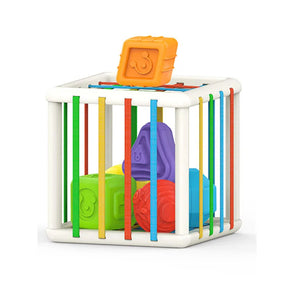 Cubo Sensorial Montessori - Brinquedo Educativo Infantil - Estrela Kids