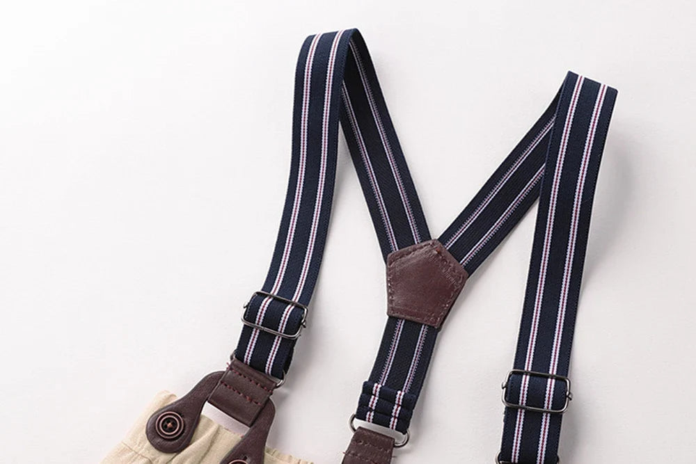 Conjunto Infantil Masculino: Macacão e Acessórios - Estrela Kids