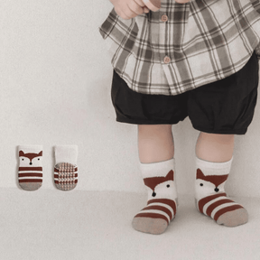 Meia Antiderrapante Infantil 5 Pares - Estrela Kids