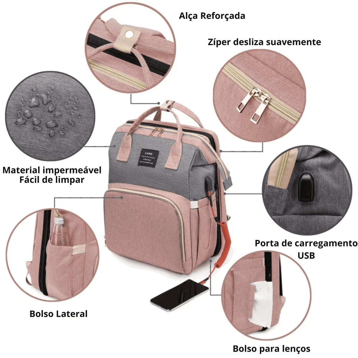 Mochila Berço - Estrela Kids