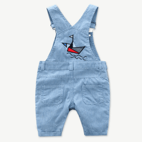 Macacão Casual Azul Celeste 3 Peças - Estrela Kids