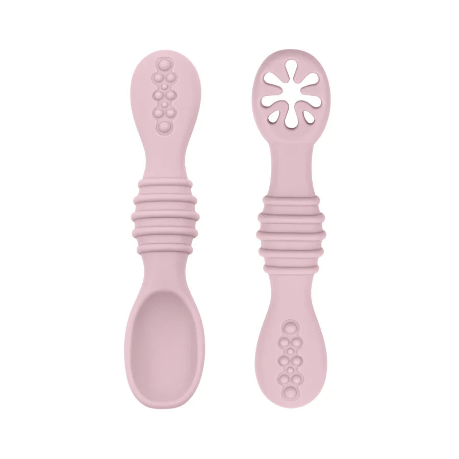 Conjunto de Colheres de Silicone para Bebês - Estrela Kids