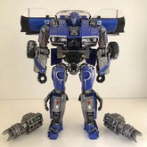 Boneco de Ação Transformável Guerreiro Azul - Estrela Kids
