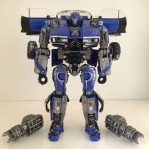 Boneco de Ação Transformável Guerreiro Azul - Estrela Kids