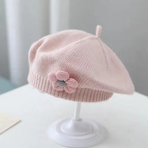 Boina Infantil Francesa Flor de Algodão - Estrela Kids