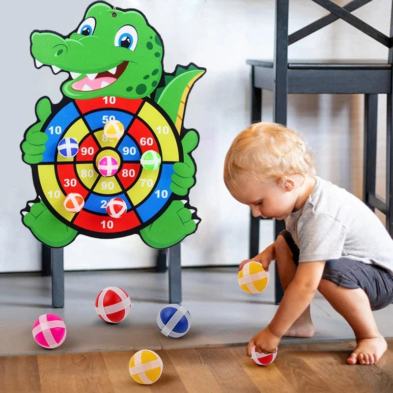 Jogo de Dardos Educativo Infantil com Bolas Adesivas - Estrela Kids