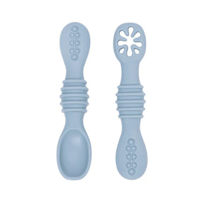 Conjunto de Colheres de Silicone para Bebês - Estrela Kids