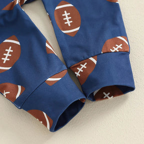 Conjunto Infantil Football 3 Peças: Body, Calça e Gorro - Estrela Kids