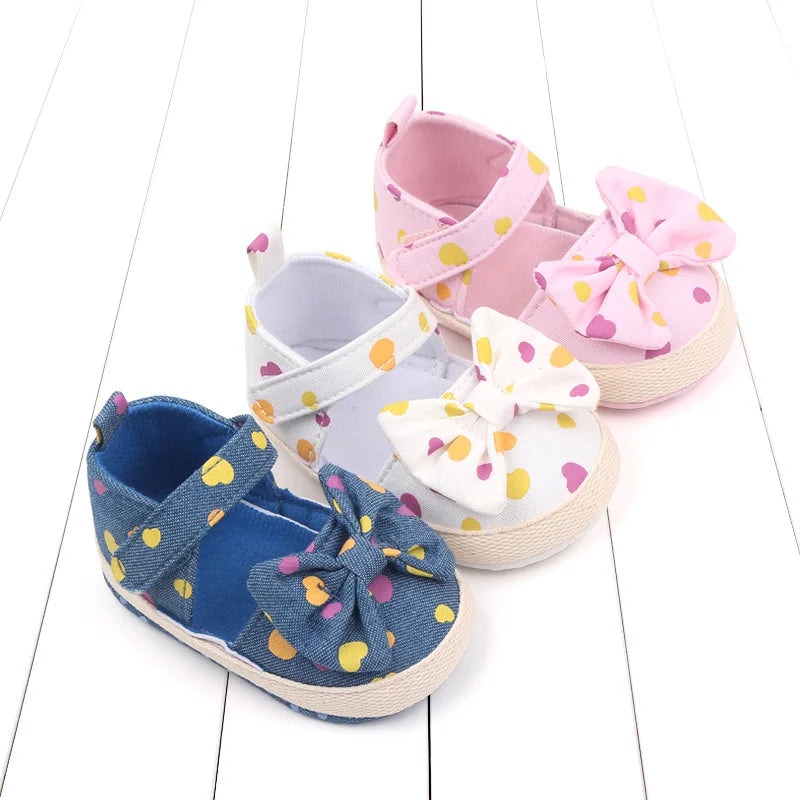 Sandália Bebê Algodão Macio com Laço - Conforto e Estilo - Estrela Kids