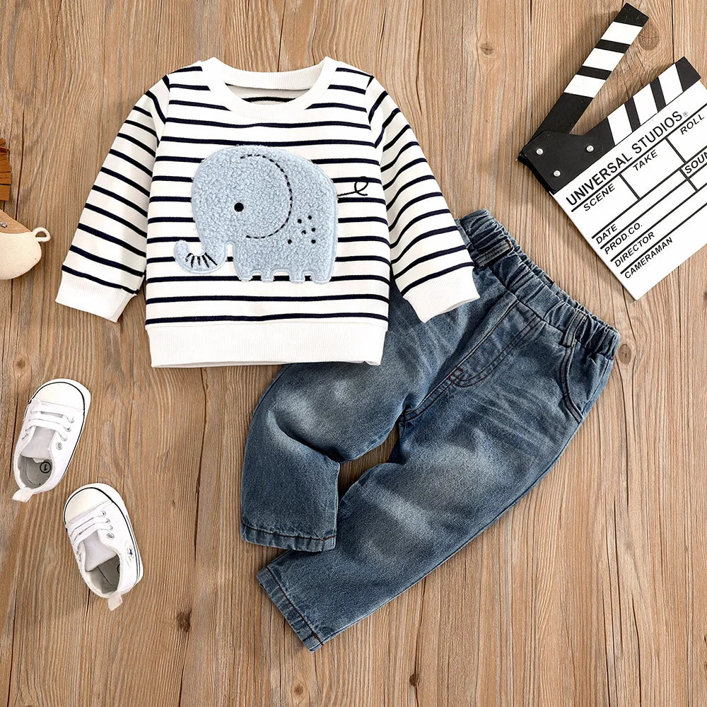 Conjunto Calça e Suéter Baby Master - Estrela Kids