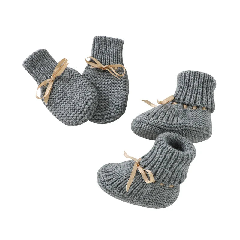 Botinhas para Bebê de Malha com Nó Borboleta - Estrela Kids