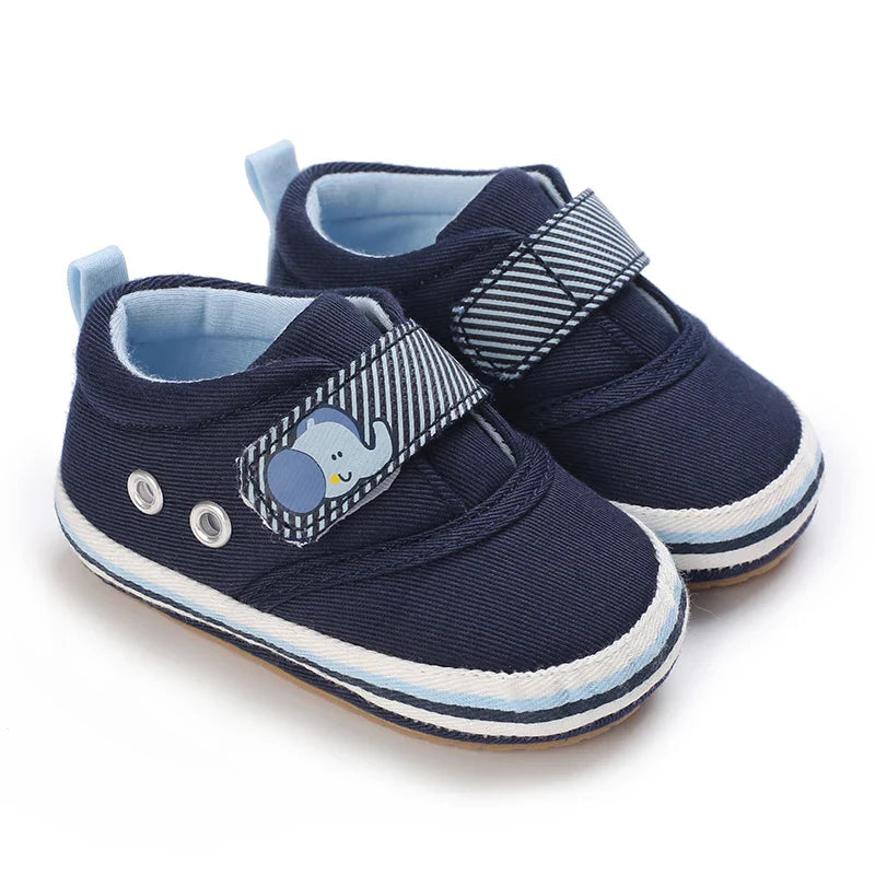 Sapatos de Lona Antiderrapantes para Bebês - Estrela Kids