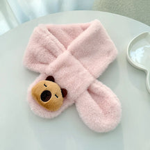 Cachecol Infantil de Pelúcia Capivara - Estrela Kids