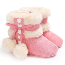 Botas de Inverno para Bebê com Fluff Quente e Sola Macia - Estrela Kids