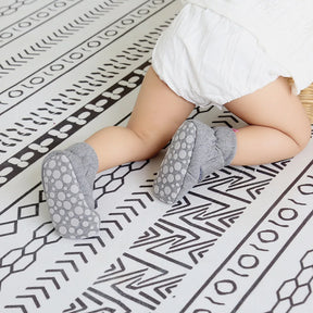 Botas Antiderrapantes de Algodão para Bebês - Estrela Kids