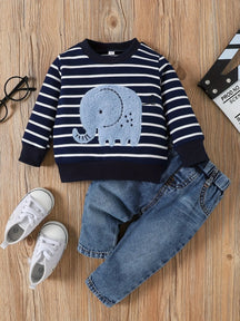 Conjunto Calça e Suéter Baby Master - Estrela Kids
