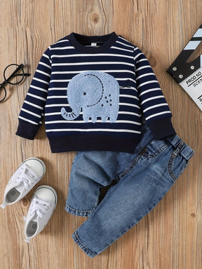 Conjunto Calça e Suéter Baby Master - Estrela Kids