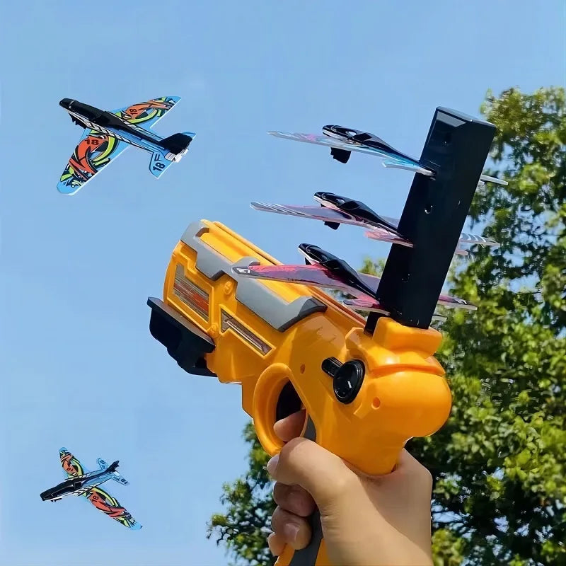 Lançador de Aviões para Crianças - Diversão ao Ar Livre - Estrela Kids
