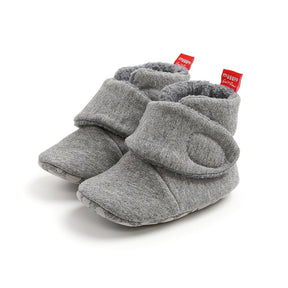 Botas Antiderrapantes de Algodão para Bebês - Estrela Kids