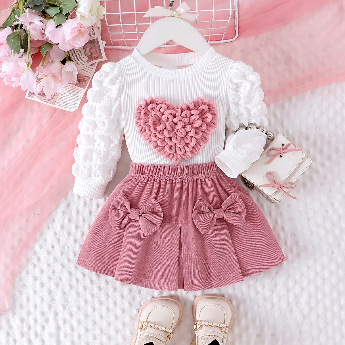 Conjunto Infantil Fofo de Inverno para Meninas - Estrela Kids