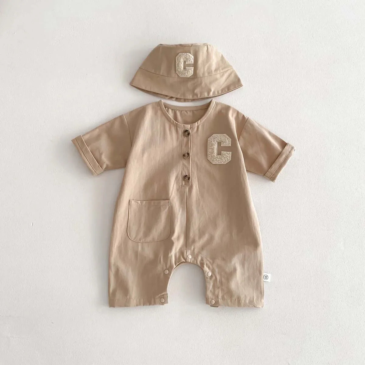Macacão Infantil com Chapéu - Conforto e Estilo para o Verão - Estrela Kids