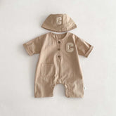 Macacão Infantil com Chapéu - Conforto e Estilo para o Verão - Estrela Kids