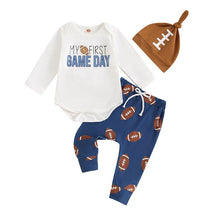 Conjunto Infantil Football 3 Peças: Body, Calça e Gorro - Estrela Kids