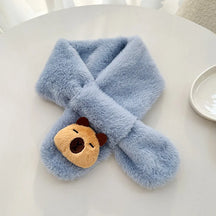 Cachecol Infantil de Pelúcia Capivara - Estrela Kids