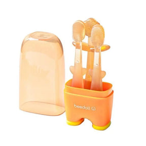 Escova de Dentes Infantil de Silicone - Conforto e Cuidado - Estrela Kids