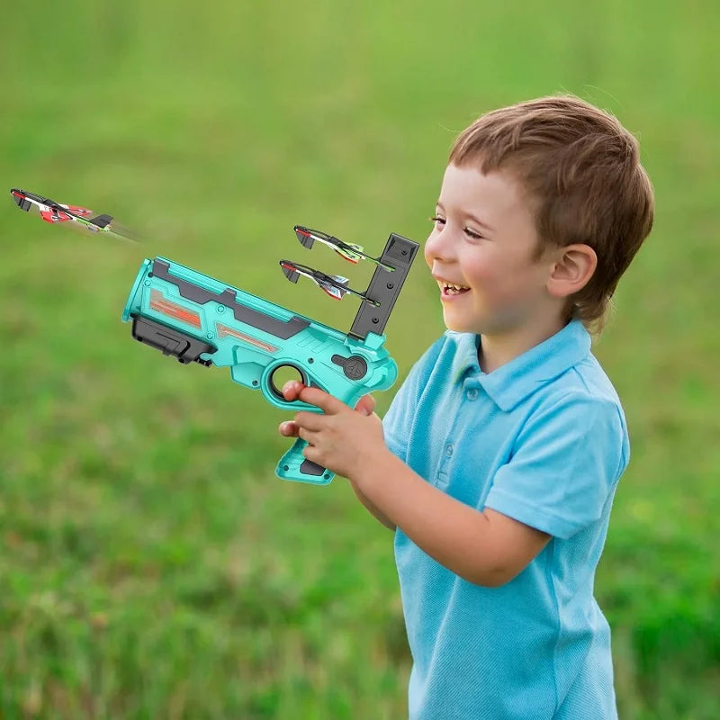 Lançador de Aviões para Crianças - Diversão ao Ar Livre - Estrela Kids