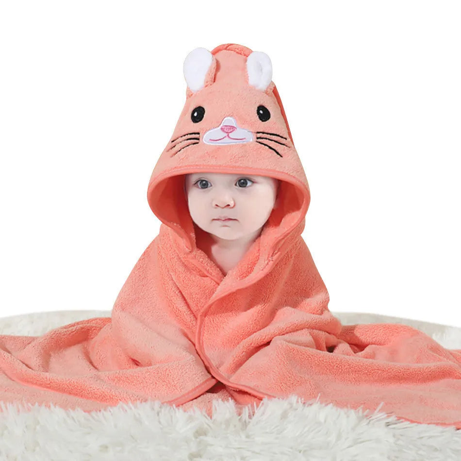Toalha de Banho Bebê com Capuz - Estrela Kids