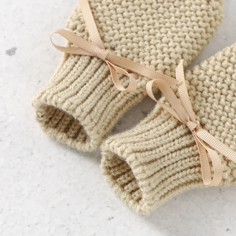 Botinhas para Bebê de Malha com Nó Borboleta - Estrela Kids