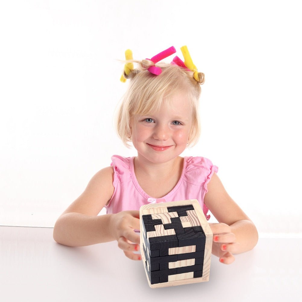 Brinquedo Educativo Cubo 3D - Estrela Kids