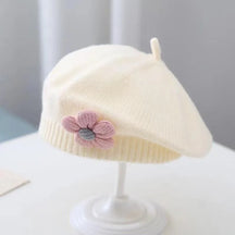 Boina Infantil Francesa Flor de Algodão - Estrela Kids