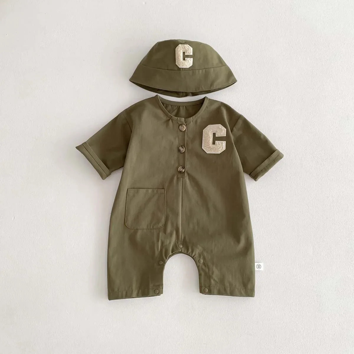 Macacão Infantil com Chapéu - Conforto e Estilo para o Verão - Estrela Kids
