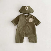 Macacão Infantil com Chapéu - Conforto e Estilo para o Verão - Estrela Kids