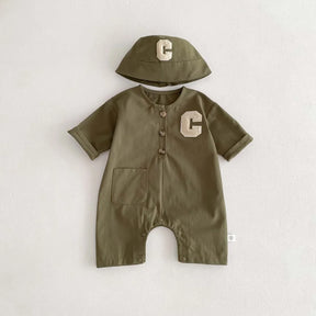 Macacão Infantil com Chapéu - Conforto e Estilo para o Verão - Estrela Kids