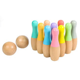 Conjunto de Boliche Infantil de Madeira - Seguro e Divertido - Estrela Kids
