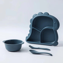 Conjunto Infantil de Jantar Dinossauro - Tigela e Talheres - Estrela Kids