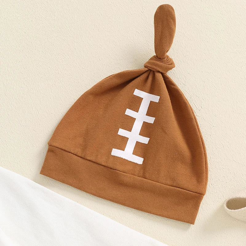 Conjunto Infantil Football 3 Peças: Body, Calça e Gorro - Estrela Kids