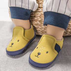 Mocassins Antiderrapantes de Urso para Bebês - Estrela Kids