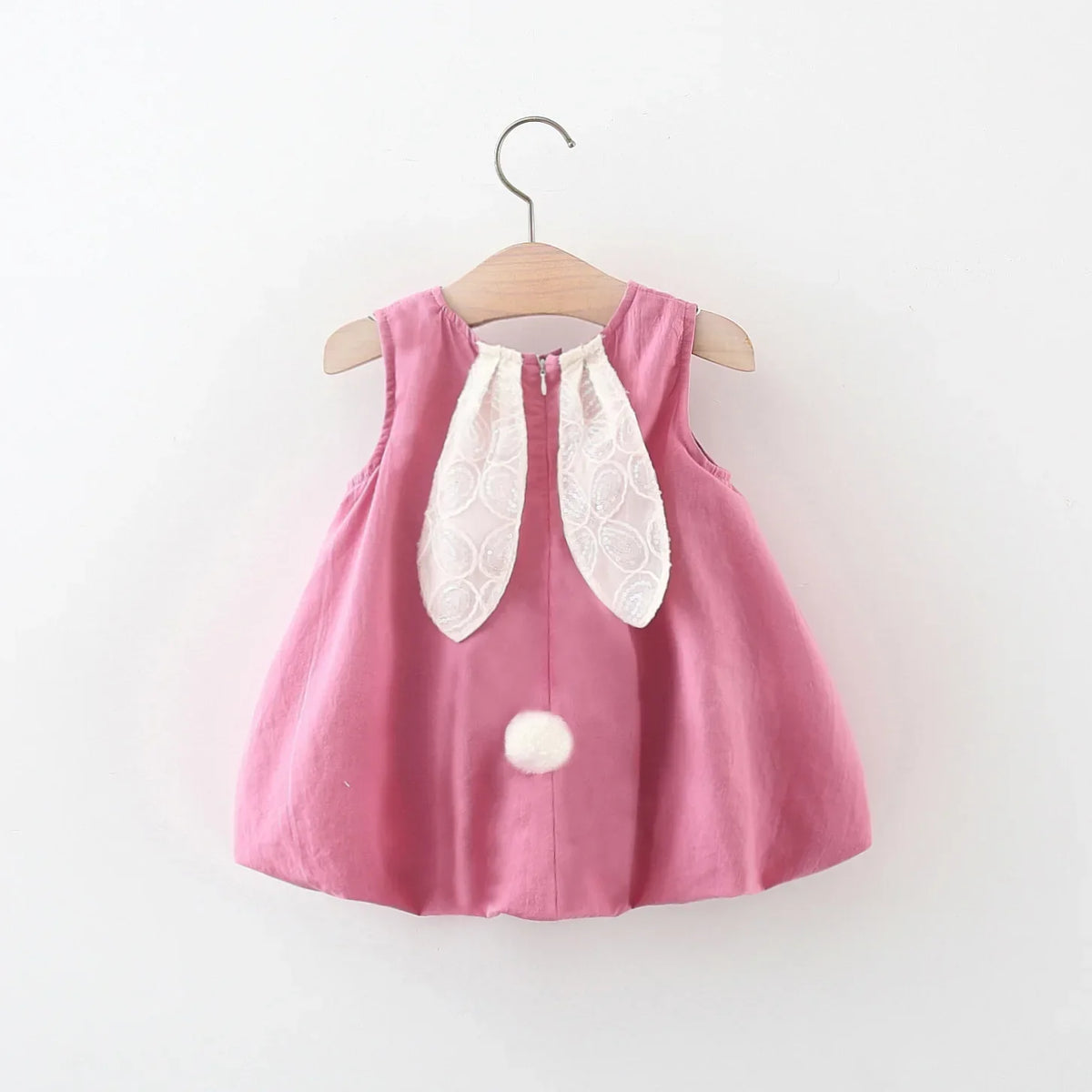 Vestido Bebê Coelhinho com Lantejoulas - Algodão Verão - Estrela Kids