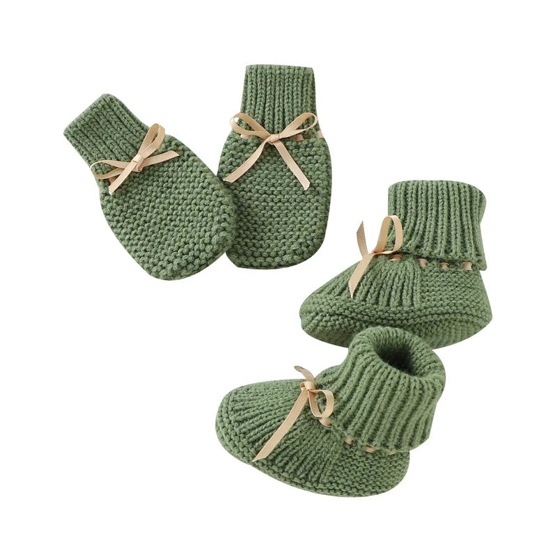 Botinhas para Bebê de Malha com Nó Borboleta - Estrela Kids
