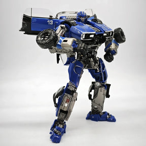 Boneco de Ação Transformável Guerreiro Azul - Estrela Kids